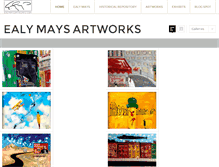 Tablet Screenshot of ealymaysartworks.com